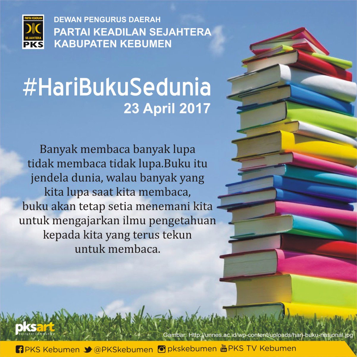 buku adalah jendela ilmu pengetahuan terbaru