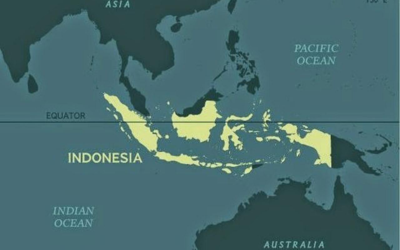 indonesia terletak diantara dua benua