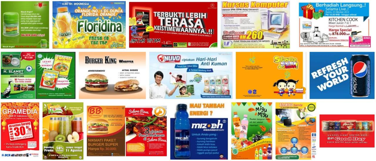 maksud dari iklan tersebut adalah