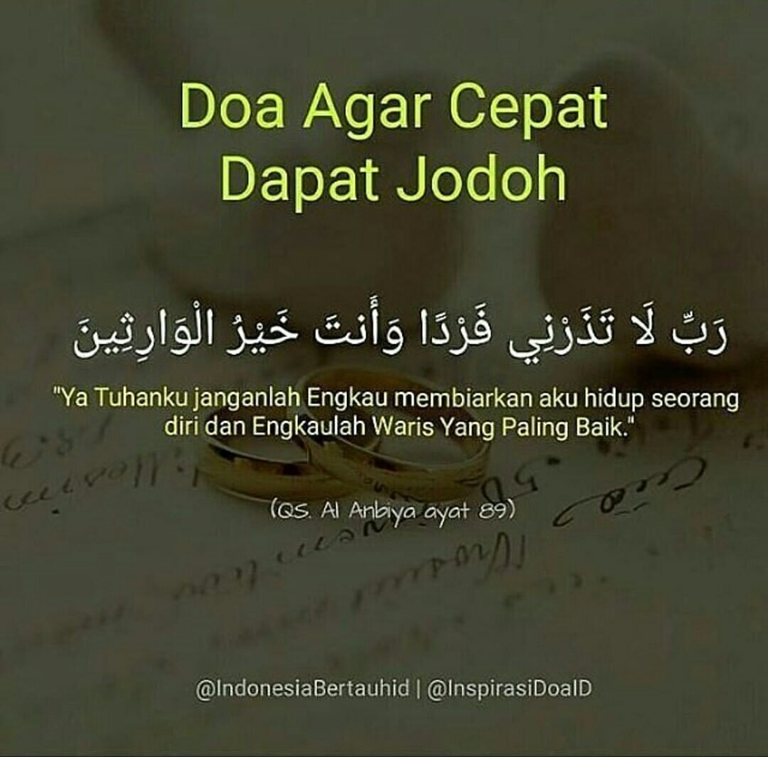 doa agar cepat dapat jodoh terbaru