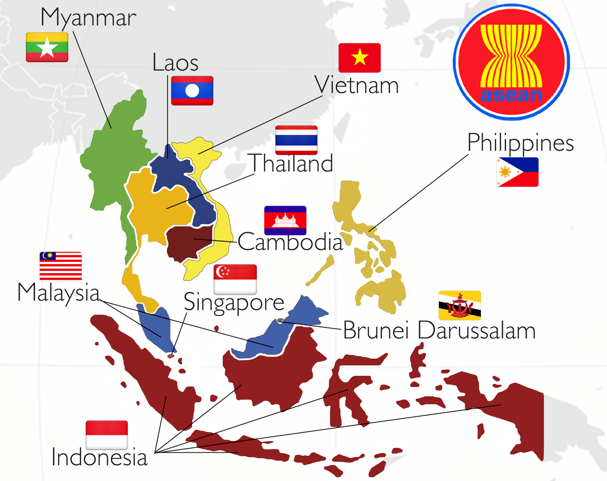 asean anggota tentang letak lengkap materi ips tenggara geografis sekarang kurikulum leste timor hampir