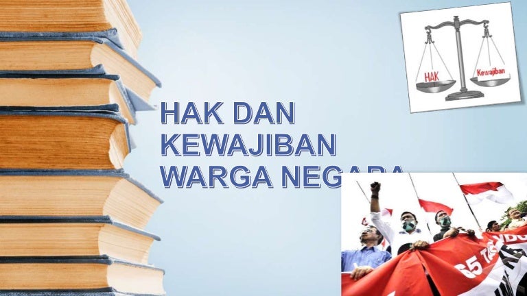 hak sebagai warga negara indonesia