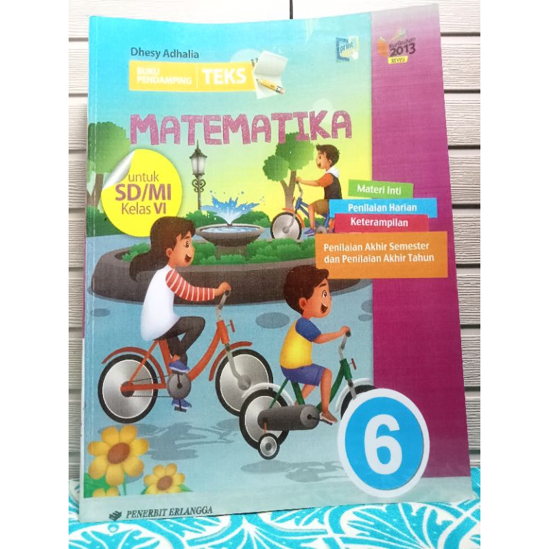 buku pendamping matematika kelas 6 terbaru