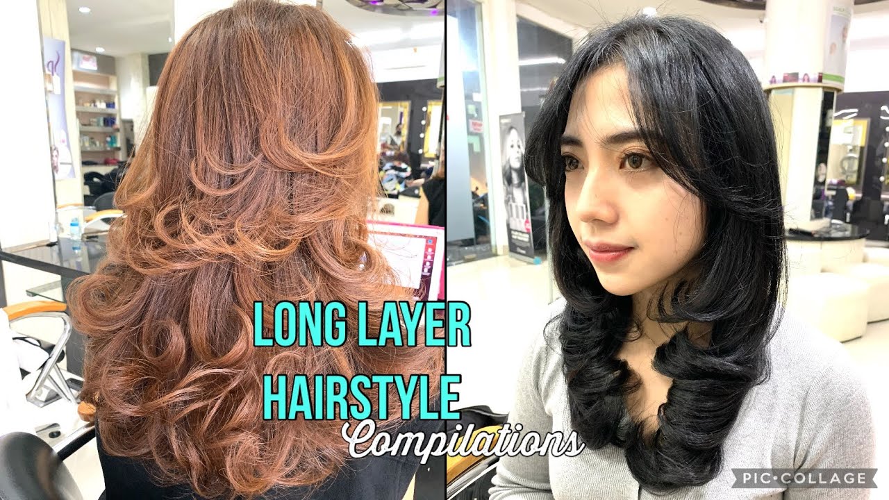 model rambut segi layer panjang