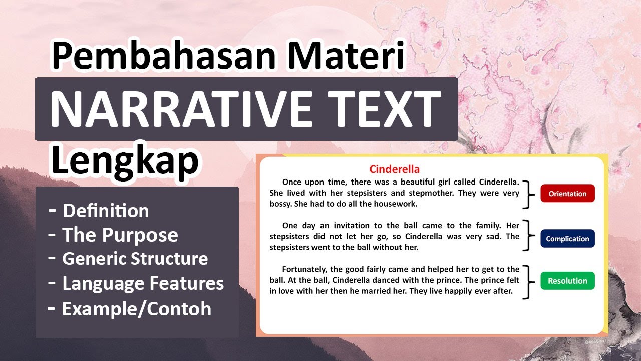 narrative kelas text materi