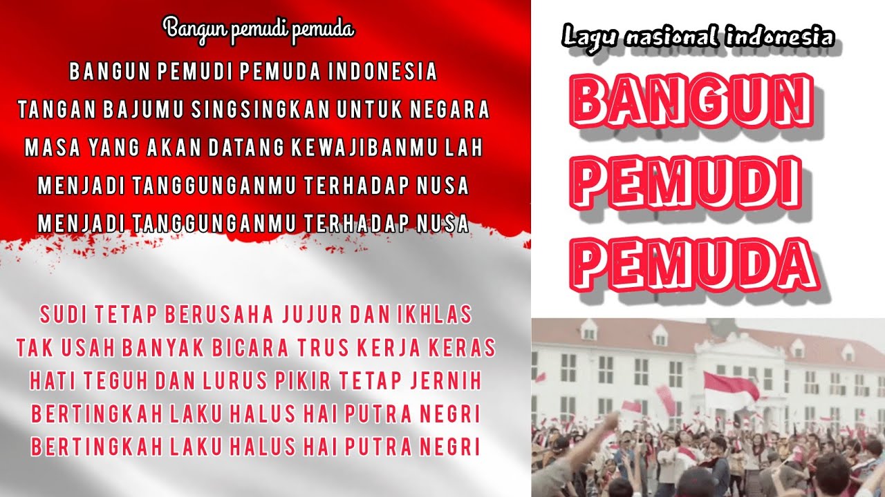 lirik lagu bangun pemudi pemuda