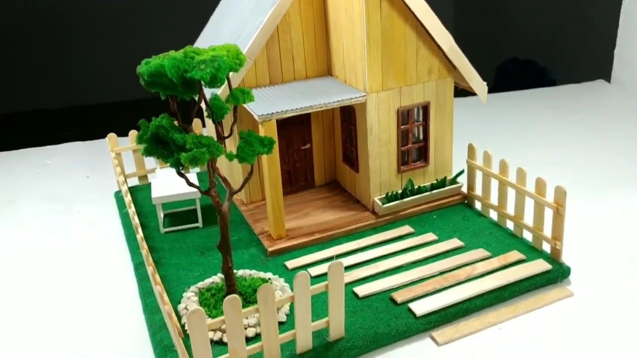 miniatur dari stik es krim