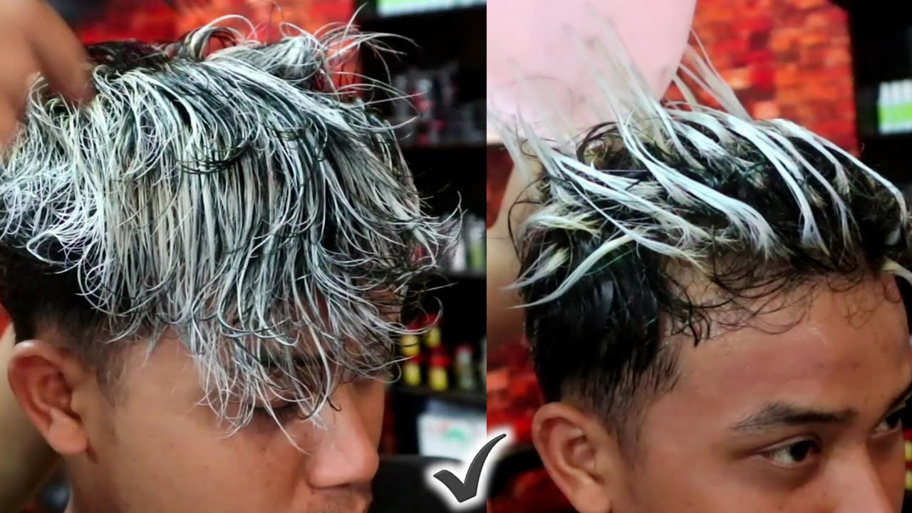 semir rambut warna abu abu terbaru