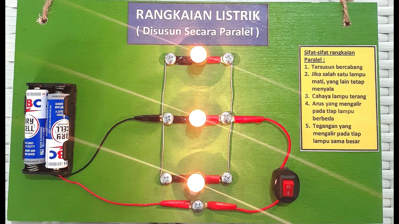 bagaimana cara menyusun rangkaian listrik