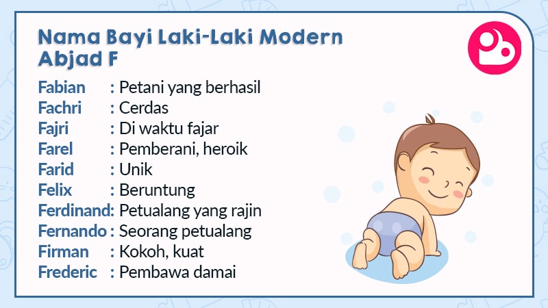 nama depan bayi laki laki terbaru