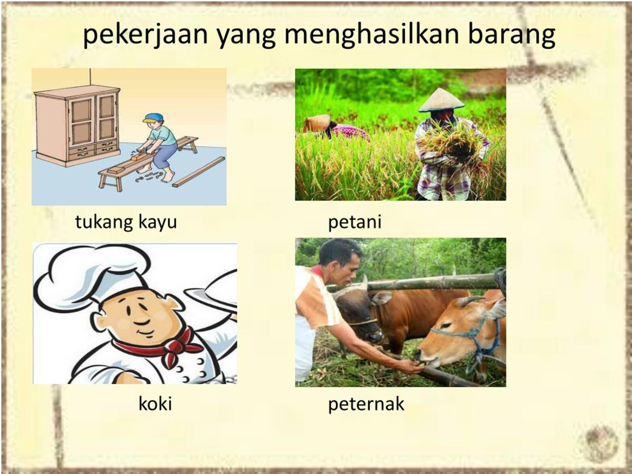 pekerjaan menghasilkan presentation